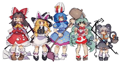 touhou characters|touhou 19 all characters.